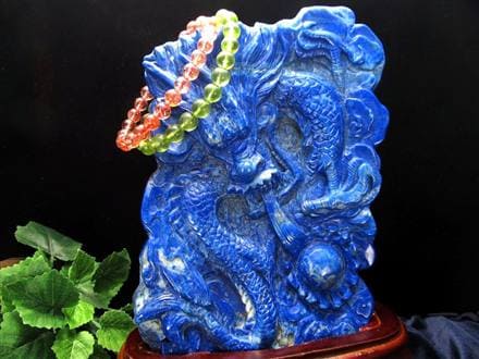 ◇巨大彫刻！至高の逸品◇八卦の象徴の四本爪龍◇優良品質！煌めく