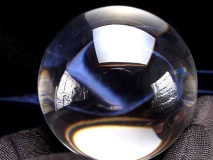 天然水晶玉 径10センチ 透明度SSSS AAA無色透明！最高級天然本水晶玉☆70.4mm☆鑑別書付 - 水晶