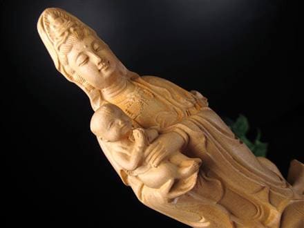 ◇縁起物！開運インテリア◇母性と慈愛の象徴 子安観音◇安産祈願・子