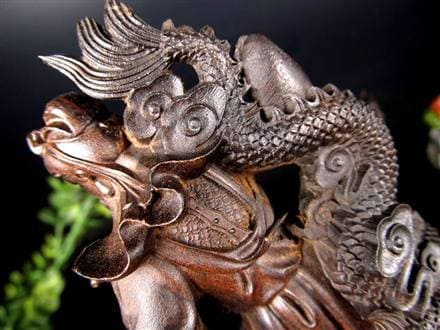 ◇限定1点◇三国志の英雄「関羽」×「沈香」伝説の香木◇極上！繊細彫刻