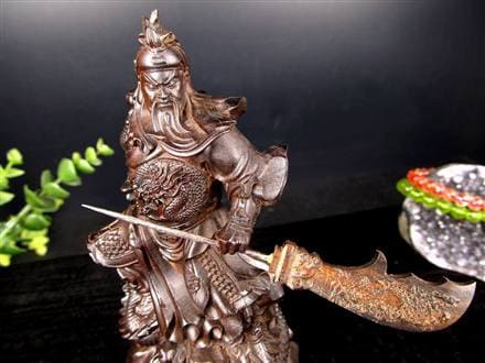 ◇限定1点◇三国志の英雄「関羽」×「沈香」伝説の香木◇極上！繊細彫刻