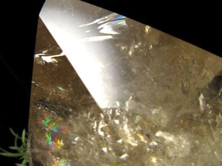非加熱 天然無処理 シトリン 黄水晶 ポイント 原石 虹 ◇希少な天然非加熱シトリン◇圧巻の巨大サイズ◇美しい虹入り結晶
