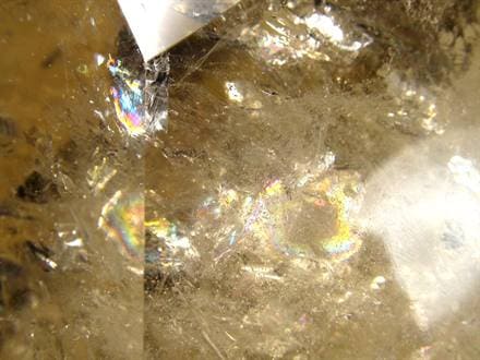 ◇希少な天然非加熱シトリン◇圧巻の巨大サイズ◇美しい虹入り結晶