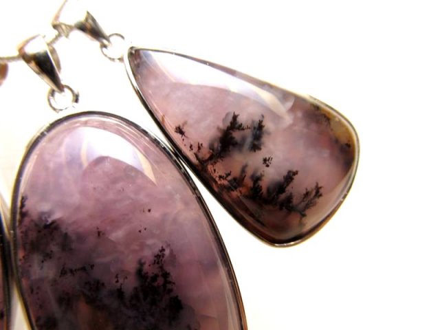 パープル瑪瑙♡パープルアゲート♡ハート♡No.537 ☆希少パープルアゲート！☆インド産☆デンドリティック入り