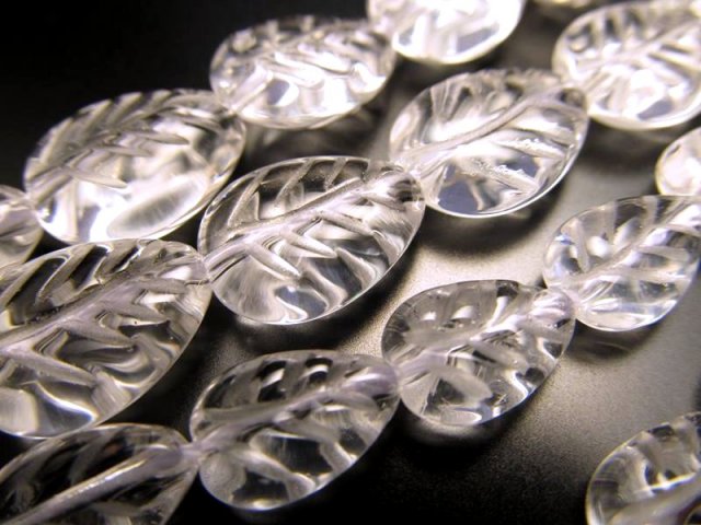 葉っぱ型クリスタル 【公式通販】