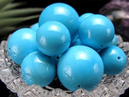 スリーピングビューティー鉱山産ターコイズ10mm 高品質]アリゾナ州スリーピングビューティー鉱山産ターコイズ