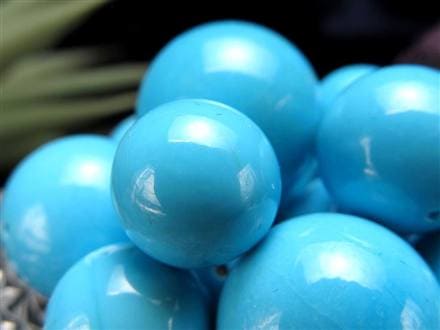 スリーピングビューティー鉱山産ターコイズ10mm 1粒売り】◇希少品！閉山のスリーピングビューティー鉱山産