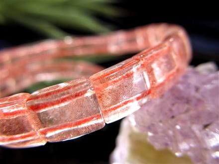 究極！超希少 カザフスタン産 ストロベリークォーツ・ブレスレット7mm