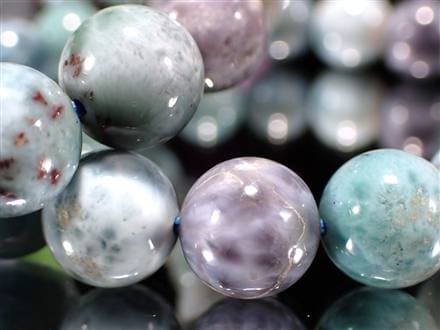 ☆濃密な紫美！波模様鮮やか☆幻のラリマー☆カリブ海に咲いた紫の奇跡  