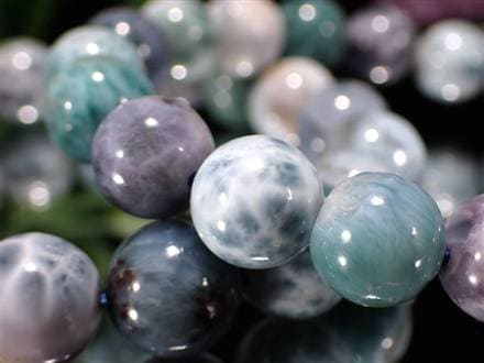 ☆濃密な紫美！波模様鮮やか☆幻のラリマー☆カリブ海に咲いた紫の奇跡  