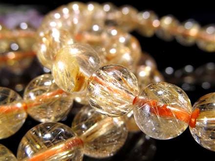 zinkuma　高品質ルチルクオーツゴールドルチル金針タイチンルチル 金運 仕事運 ルチルクォーツ 金紅石入り水晶 ゴールドルチル