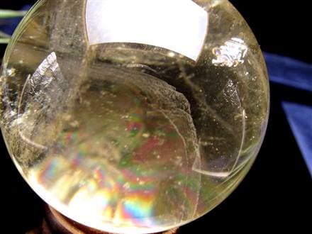 金・良縁・成功】虹入！ファントム入りシトリンスフィアR201