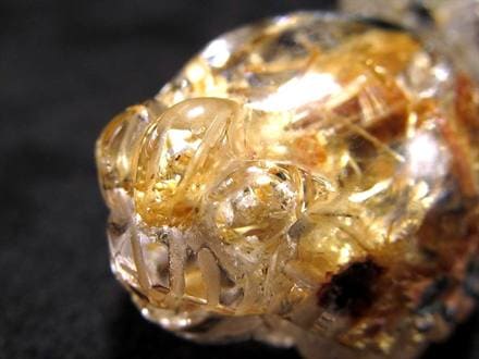 ◇究極の煌き◇細部まで彫り込んだ極上金針水晶彫刻置物◇財運を高める
