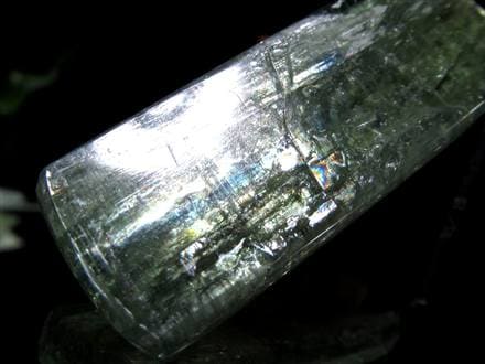 グリーンカイヤナイト【藍晶石】ポリッシュ結晶原石の代表商品写真