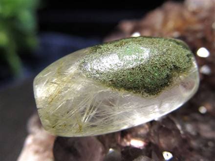 佛眼天珠/ガネーシュヒマール水晶 ◇超希少な天珠型ビーズ!!◇<神に最も近い場所> で採掘される特別な
