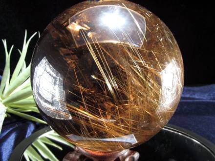 天然水晶球 極上珍品守護石★金針水晶❣️太陽発射ルチルクォーツ★金の花火★ 天然水晶球 極上珍品守護石☆金針水晶❣️太陽発射ルチルクォーツ☆