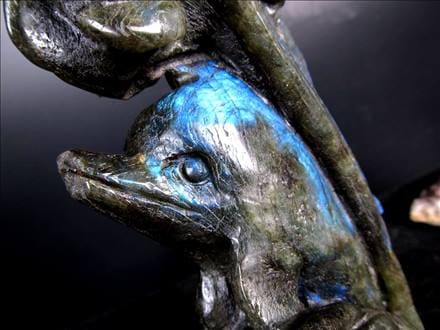 天然石アメジストのイルカ　海豚　置物　彫物NO.092215 天然石アメジストのイルカ 海豚 置物 彫物NO.071417 - メルカリ