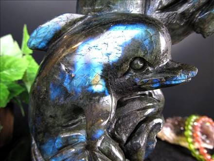 大感謝奉仕品】◇縁起物！幸運を呼ぶイルカモチーフ◇願望成就・幸福の