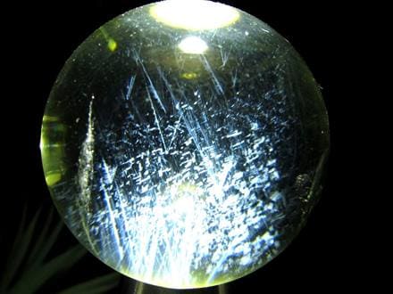 ☆澄み渡る黄金の輝き☆超希少！エンジェルラダー効果☆虹入り！☆金運 