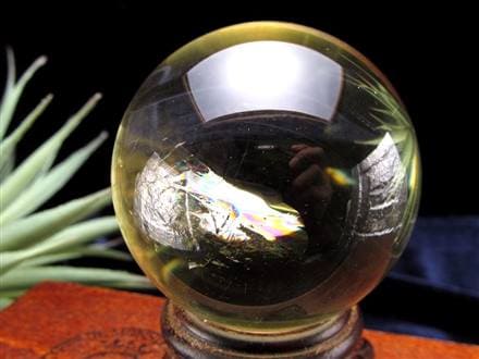 ☆澄み渡る黄金の輝き☆超希少！エンジェルラダー効果☆虹入り！☆金運