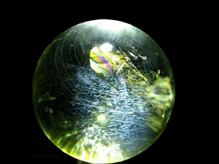 ☆澄み渡る黄金の輝き☆超希少！エンジェルラダー効果☆虹入り！☆金運