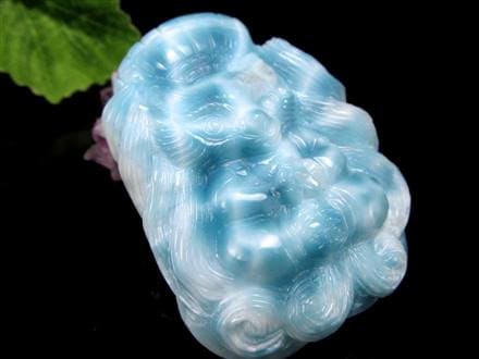 すんごい綺麗なラリマーたん！パワーちょちょぎれ！ ◇至高の逸品◇最高級品質×丁寧な手彫り彫刻◇世界三大