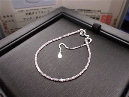 天然石⭐️ピンクダイヤモンド　ダイヤモンド　ブレスレット ブレスレット | ALAYA公式オンラインショップ