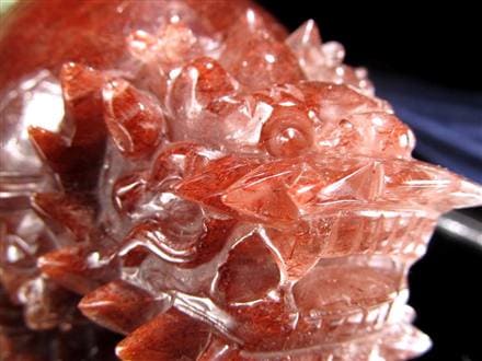 ルチルクォーツ龍亀 超希少❖手彫龍亀双頭鎮座✤水晶最