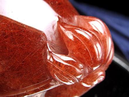 ☆極上の煌き☆たっぷりレッドルチル☆細部まで削り込まれた贅沢な逸品