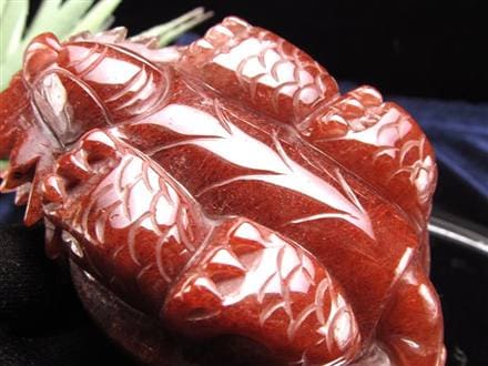 ☆極上の煌き☆たっぷりレッドルチル☆細部まで削り込まれた贅沢な逸品