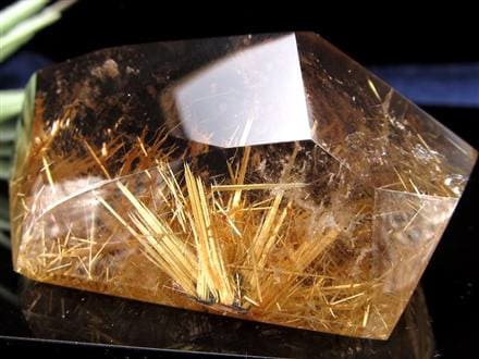 黄金針の衝撃】☆太陽放射針×極上透明☆金運爆上げ確定のインテリア