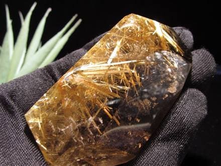 黄金針の衝撃】☆太陽放射針×極上透明☆金運爆上げ確定のインテリア