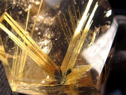 黄金針の衝撃】☆太陽放射針×極上透明☆金運爆上げ確定のインテリア