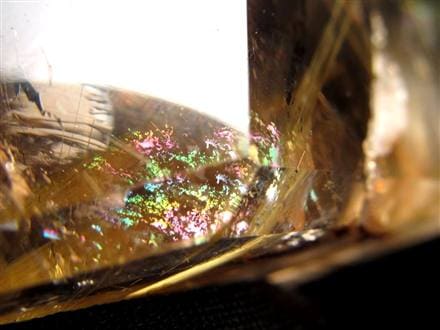 破格 一点物 最高品質 太陽放射タイチンルチル 希少品 透明度高