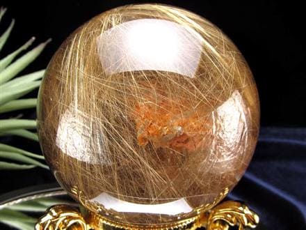 ゴールドルチルクォーツ花火 ゴールドルチルクォーツ花火