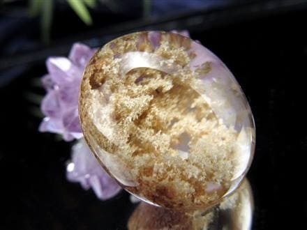 ☆最高級品質！白庭園水晶☆まさに天然のスノードーム☆抜群の透明度