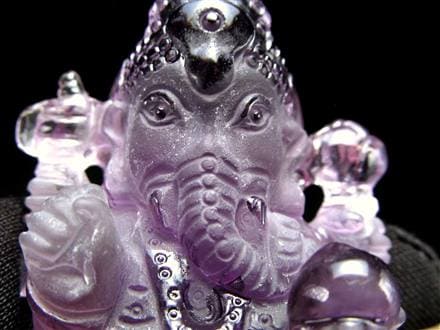 【値下げしました】アメジスト ガネーシャ像 値下げしました】アメジスト ガネーシャ像 【公式通販】