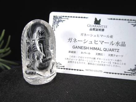 １点物　ガネーシュヒマール産水晶　象の置物 ☆ガネーシュヒマール×ガネーシャ☆霊峰から授かった『神が宿る水晶