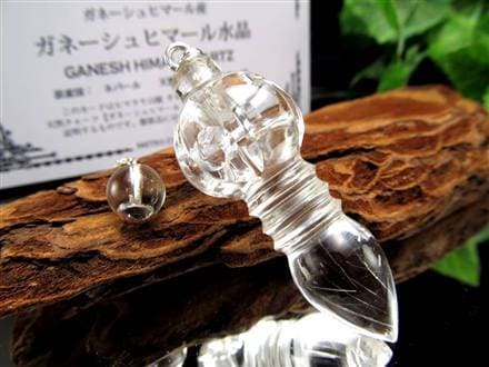 ガネーシュ（ガネッシュ）ヒマール水晶プルパ ガネーシュ（ガネッシュ）ヒマール水晶プルパ ◇プルパ【金剛杭