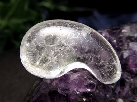 ◇希少なガネーシュヒマール産水晶原石削り出し!!◇<神に最も近い場所