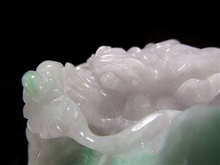翡翠 ヒスイ 玉 獅子一対 総重量 約 1.98 kg 狛犬 置物 中国美術 翡翠 ヒスイ 玉 獅子一対 総重量 約 1.98 kg 狛犬 置物 中国美術