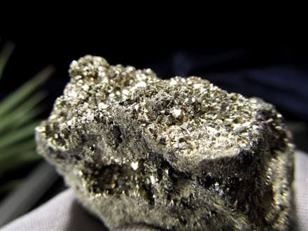 国産天然石】☆金色の輝き！完璧な結晶状原石☆別名「フールズゴールド