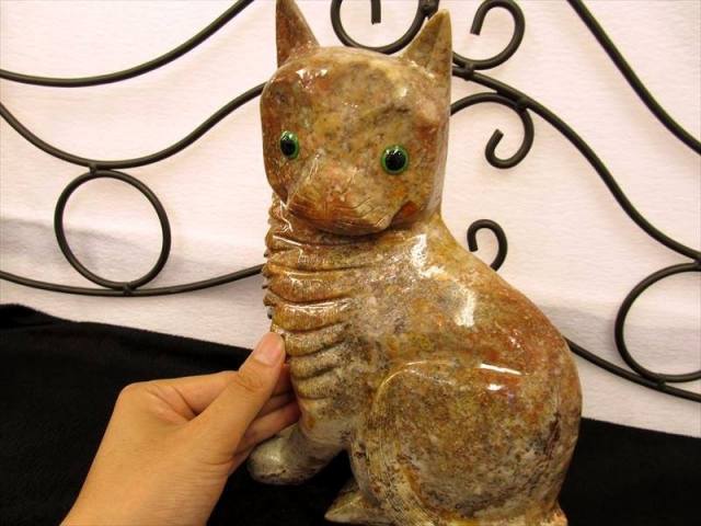 ◇1点物！巨大動物彫刻◇ペルー産ジャスパー製◇大地の象徴の石で人生