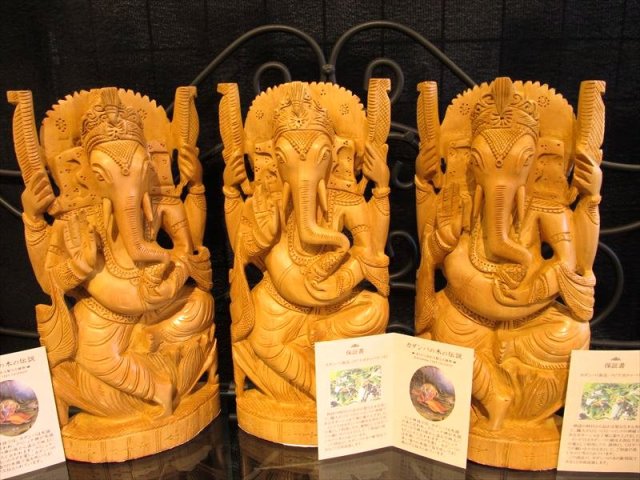 ★特選オンリー１★夢を叶える象♡【一点物♢極上一級手彫りガネーシャ置物】❤️ ☆特選オンリー1☆夢を叶える象【イエローアベンチュリン極上