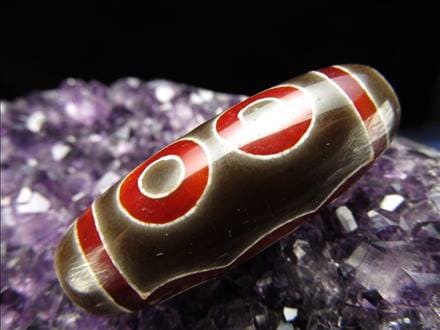 ◇流通量が少ない激レア品！◇黒鳶赤紋（くろとびせきもん）天珠  