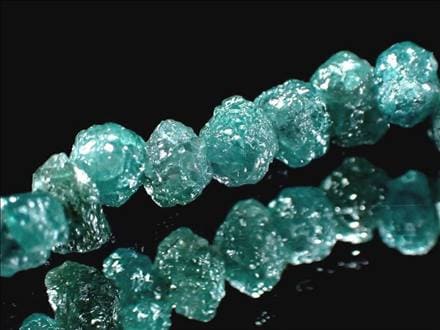 希少宝石/最強品質】ブラック×ブルーダイヤモンド＊K18＊ 天然石