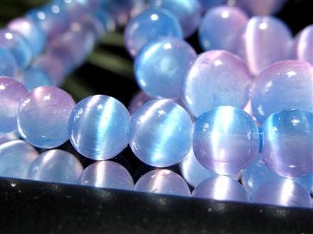 ☆一連☆抜群のキャッツアイ効果☆お買い得品質☆シルクのような繊維質