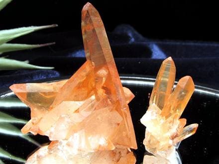 蜜柑水晶 タンジェリンクォーツ ２点 蜜柑水晶 タンジェリンクォーツ 2点