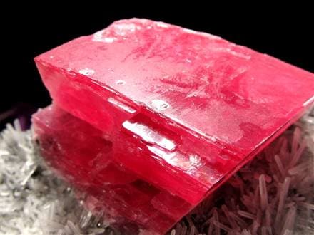 閉山・極上】インカローズ 原石 ロードクロサイト 結晶 鉱物標本 一点