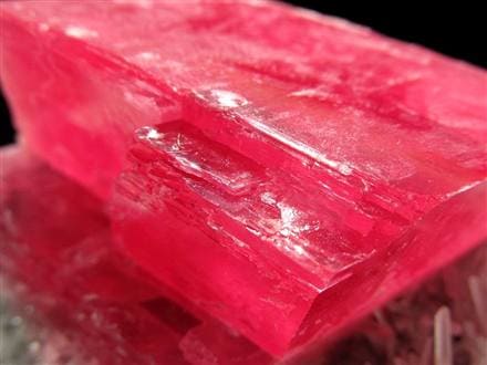 閉山・極上】インカローズ 原石 ロードクロサイト 結晶 鉱物標本 一点